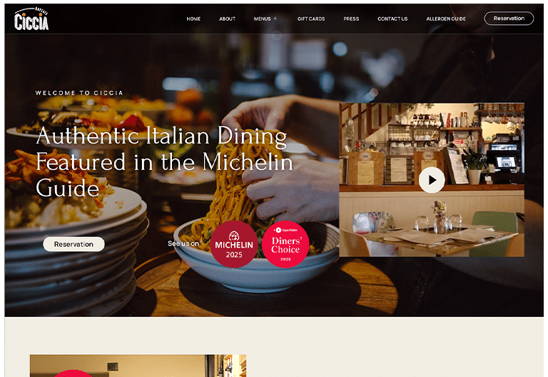 ciccia website idea 7