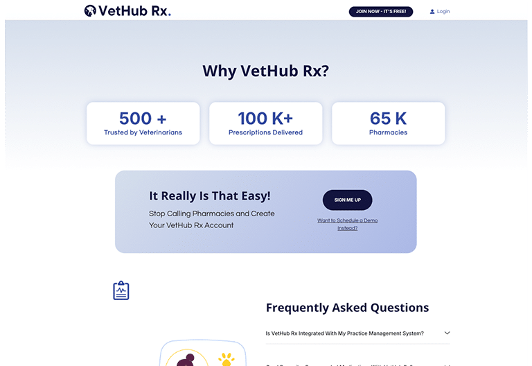 vethub website idea 2