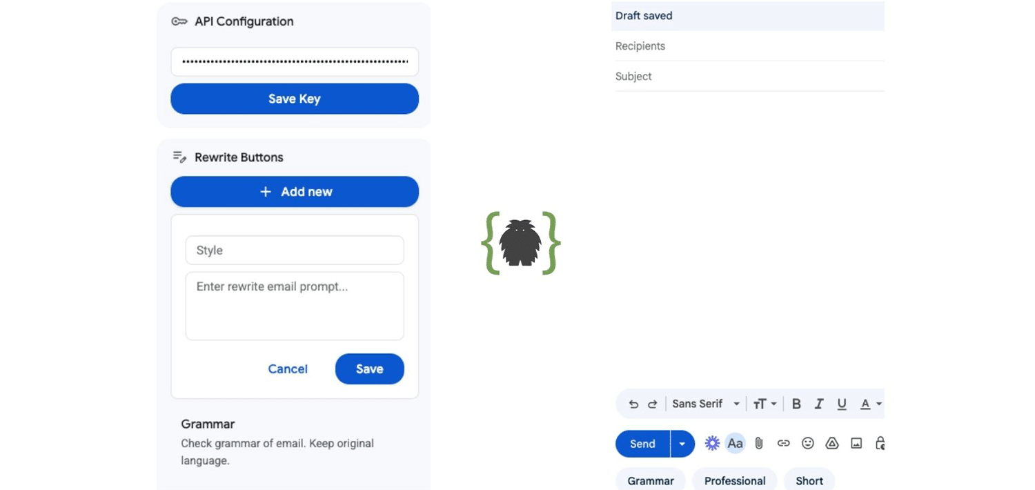 inbox rewrite buttons