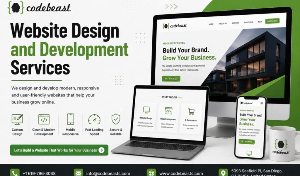 Website Design & Development Services for Small Biz